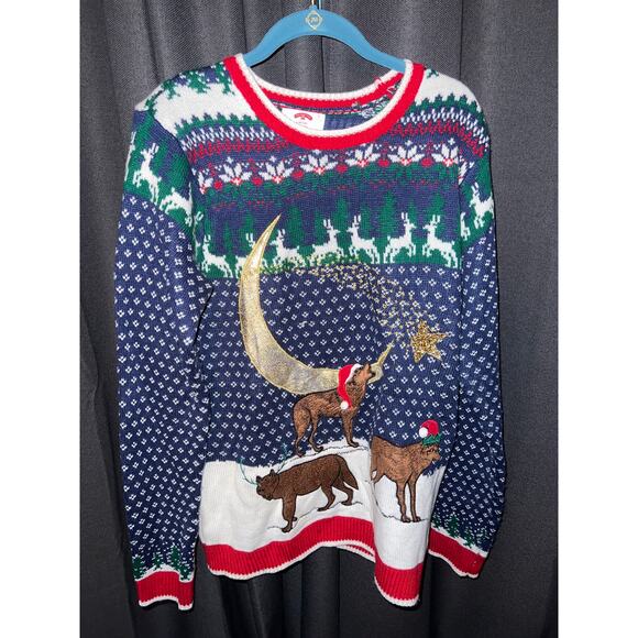 Ugly Christmas Sweater Size Large - Picture 1 of 3